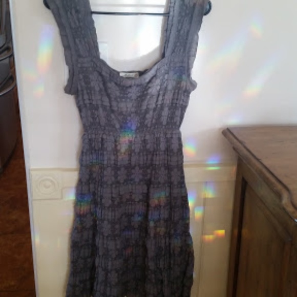 Max Studio Gray Lace Dress - Picture 4 of 6